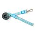 Max & Molly Klassieke neopreen gevoerde hondenriem voor middelgrote honden, retroblauw, maat M, 1,2 m