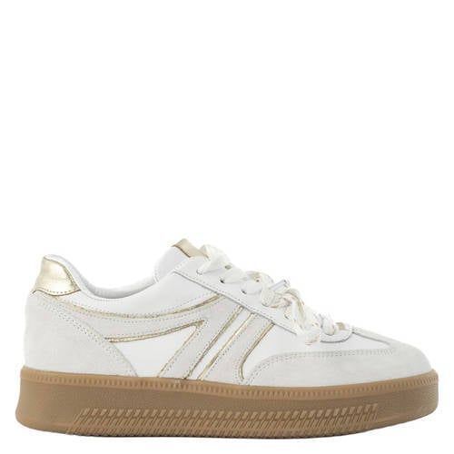 Babouche Jilly-165 leren sneakers wit