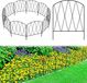 Acier inoxydable Métal Clôture de jardin décorative, 10 Pièces