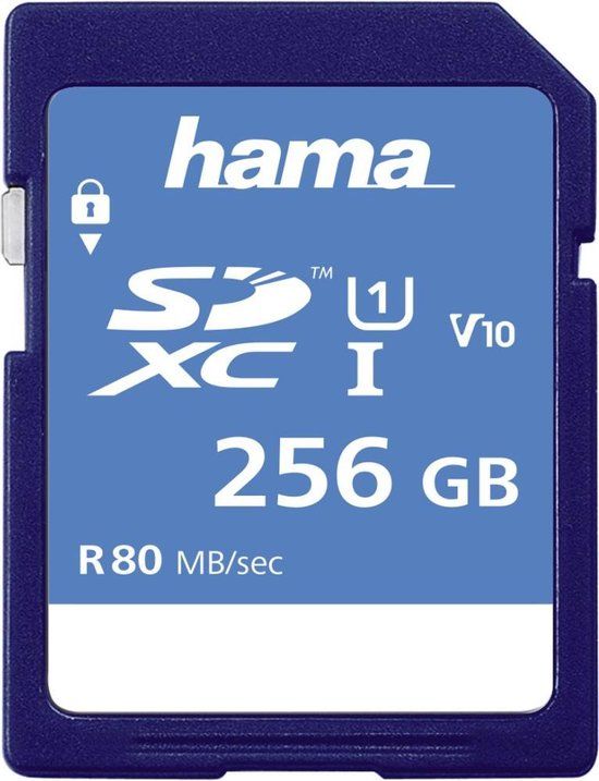 Hama SDHC geheugenkaart Class 10, 256 GB