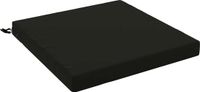vidaXL Zitkussen SOEST 100% Polyester Zwart 60 x 60 x 7 cm