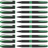 Schneider 183604 One Sign rollerbalpen, onuitwisbaar, lijndikte 1,0 mm, groen, pak van 10