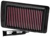 K&N vervangingsfilter compatibel met Victory Hammer 2008-2014 (PL-1608)