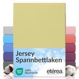 etérea Himmlische Qualität etérea Jersey Hoeslaken 140x200 - 160x200 cm Oekotex Made in Green - 100% katoen - Lind