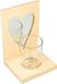 Candle holder+mirror heart 110x9x15cm