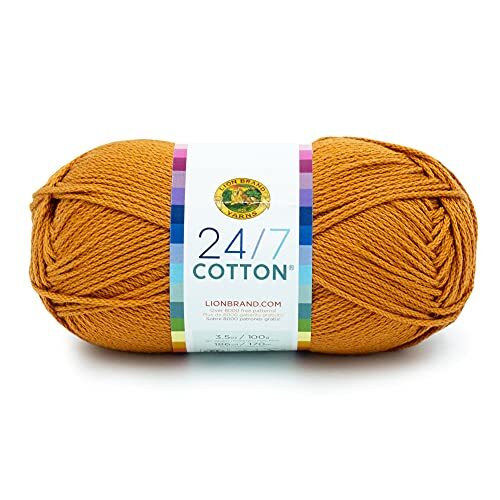 Lion Brand Yarn (1 streng) 24/7 Cotton® Garen, Amber