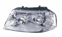 TarosTrade 37-0422-L-40334 elektrische koplamp chroom met motor links
