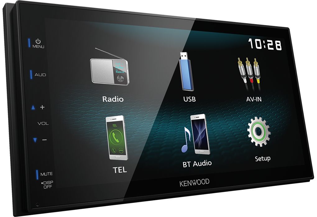 KENWOOD DMX120BT - Dubbel DIN autoradio met Bluetooth en touchscreen