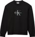 Calvin Klein Jeans Printed Long Sleeve Round Neck Sweatshirt - Black