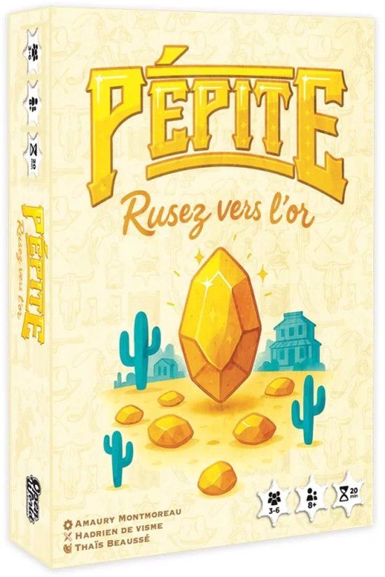 Gigamic Pépite, Kaartspel, 8 jaar, 20 min, 2-6 spelers