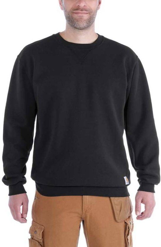 Carhart, T. Carhartt T. Midweight Crewneck Sweatshirt Zwart Heren