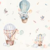 Rasch Kinderbehang heteluchtballon Kids World II