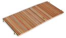 CASTELMERLINO 082-L Badkamertapijt van natuurlijk larikshout, halfrond profiel, 45 x 101 cm