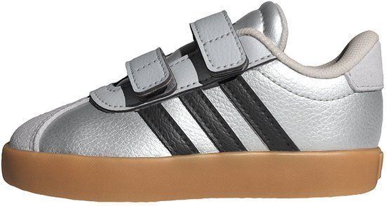 Adidas Sportswear VL Court 3.0 Lage sneakers Kinderen Zilver Leer