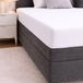 24-Bedding Hoeslaken Dubbel Jersey 100% katoen Wit 160x210 cm
