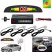Awesafe EC REP SERVICES SL Parkeersensoren - zilver - 4 sensoren - Parkeerhulp