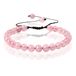 Memphis No.2 Natuursteen Armband Dames - 6mm Pink Quartz
