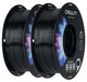 PETG Filament pour imprimantes 3D, 1,75 mm, Noir, 2 kg