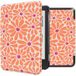 imoshion Design Slim Hard Case Bookcase voor de Kobo Clara Colour / BW - Orange Flowers Connect