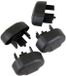 Thule Aerodynamische Dakkapjes 50084 Bar 4 Eenheden Zwart