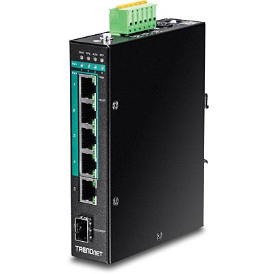 TRENDnet TI-PG541i - Netwerk switch - Zwart