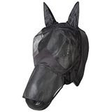 Gezichtsmasker - paardrijden, zwart Cob