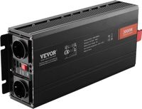 VEVOR Aangepaste Sinusgolf Omvormer 3000W DC12V naar AC230V met LCD-display
