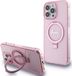 Guess Ring Glitter Back Case for Apple iPhone 15 Pro - Pink