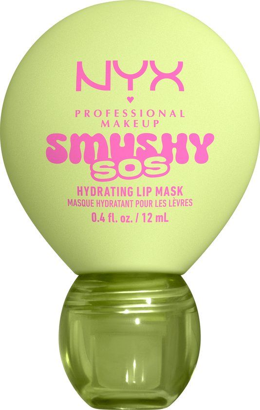 NYX Professional Makeup Smushy SOS 01 Green Sereni Tea - Hydraterend Lipmasker met hyaluronzuur - 12 uur Hydratatie - Glanzende Finish