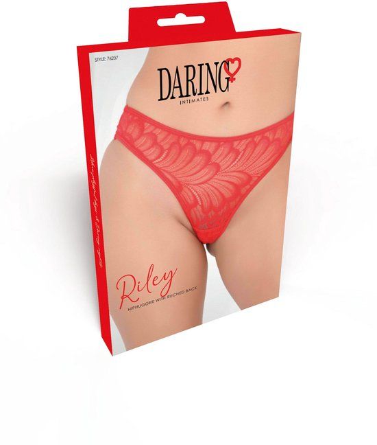 Daring Scala 2.0 Hiphugger met gerimpelde achterkant - M/L - Rood