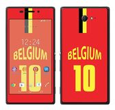 Royal Muurtattoo RS. 73175 zelfklevend voor Sony Xperia M2 met motief België Champion Wereld