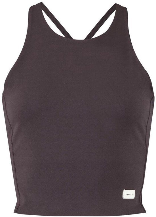 Craft dames-top Collective Cropped Singlet W 1916009 - Katoen - Kort - Lange mouw - L - DK Plum