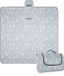 Unyqoos® Couverture de pique-nique imperméable XXL 200 x 200 cm Gris Polyester