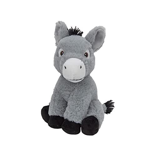 Nature Planet Pluche dieren knuffels Ezel van 24 cm - Knuffeldieren speelgoed