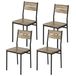 SoBuy FST72-Nx4 Set van 4 Stoelen