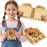 sarcia.eu Capybara, MINI A7 notitieboekje met spiraalbinding en lijnen, zakformaat - 50 vellen