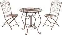 CLP Indra - Bistro set antiek bruin