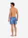 HOM Badeshorts Beach Boxer Colibris Blauw Gebloemd Heren L