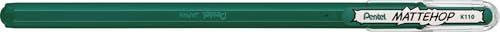 Pentel K110 MatteHop Gel Pen voor Glanzend & Fotografisch Papier, 1.0mm Tip, Donkergroen (Een Pen)