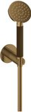 Hotbath Cobber M444 ronde handdouche met wandsteun en doucheslang 150cm messing verouderd verweerd
