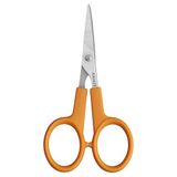 Fiskars 98087097J Gebogen knutselschaar, 10,2 cm, staal en oranje