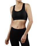 FALKE Dames Sportbeha Madison Low Support With Pads W Sb Zwart XS