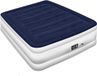 Merkloos Luchtbed met ingebouwde pomp – Blauw/Wit – 300 kg belastbaar – 200x150x45 cm