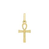 Lucardi Unisex 9 Karaat hanger ankh - Hanger - 9 Karaat - Goudkleurig