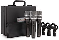 Gear4music 3-delig Microfoonpakket
