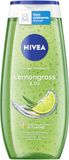 NIVEA Lemongrass & Oil douchegel, pH-huidneutrale verzorgende douchegel met verkwikkende citroengras-geur, verwennende douche met voedende olieparels (250 ml)