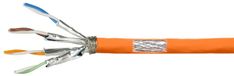 OEM CAT.7 installatiekabel, S/FTP, AWG 23, LSZH, 100 meter, oranje