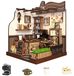 77-delig Miniatuur Poppenhuis Bouwpakket met Meubels