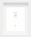 Deknudt Frames Fotolijst - wit met passe-partout - 18x24 / 24x30 cm