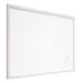 Raylu Paper® Magnetisch whiteboard met wit houten frame, droog afwisbaar whiteboard met twee magneten voor het ophangen van notities en foto's (60 x 45 cm)